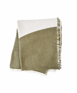 Bogar Blanket olive/natur