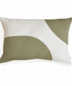 Bogar cushion, olive/natur