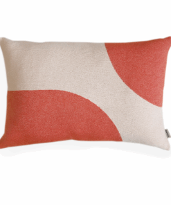 Bogar cushion, coral/beige